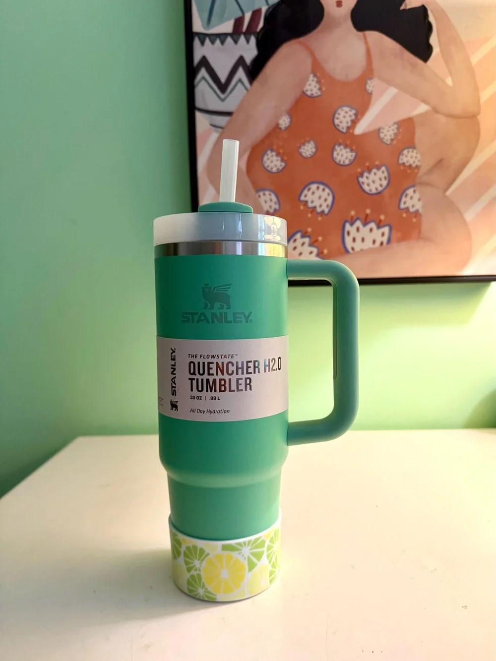 NWT, 30oz Stanley With Protective Boot - Picture 3 of 3